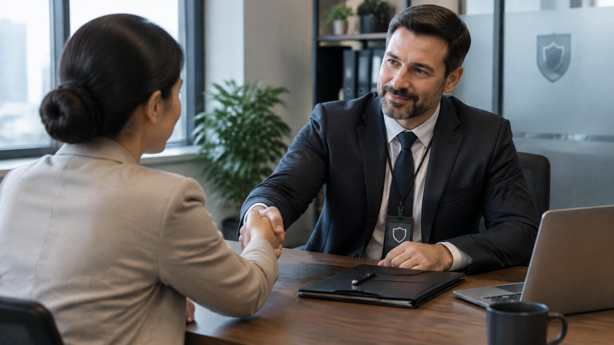 client meeting with investigator